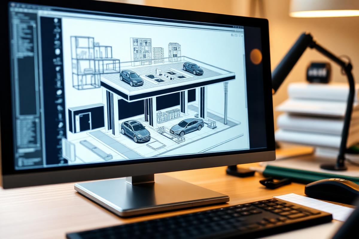 Архитекторы работают над проектом автомойки